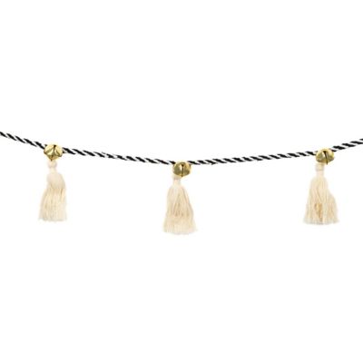 Ganz Holiday Decorations, Tassels with Jingle Bells Garland, 72 Inches Image 1