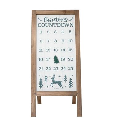 Ganz Wintergreen Christmas Holiday Advent Calendar With Magnetic Tree Marker Image 1