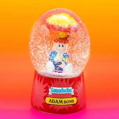 Garbage Pail Kids Adam Bomb Collectible Snow Globe  4 Inches Tall Image 1