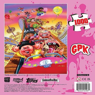Garbage Pail Kids Thrills and Chills 1000 Piece Jigsaw Puzzle Image 1