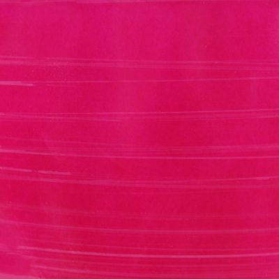 Garden Elements Glazed Brushed Happy Large Plastic Planter, Bright Pink, 15 Inch Image 3
