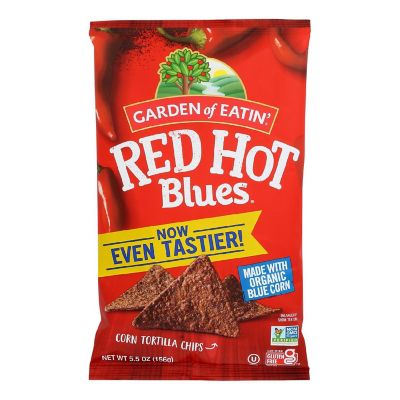 Garden Of Eatin' - Chip Blu Corn Red Hot - Case of 12-5.5 OZ Image 1