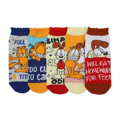 Garfield Cattitude Women's 5-Pair Ankle Socks Image 1