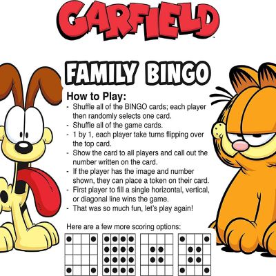 Garfield Family Bingo Image 2