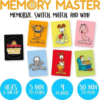 Garfield Memory Master Card Game Image 1