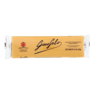 Garofalo Capellini Angel Hair Semolina Pasta - Case of 20 - 16 oz. Image 1
