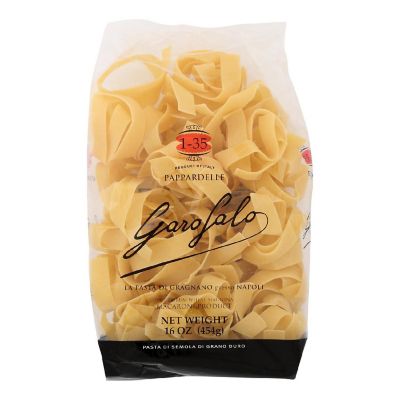 Garofalo Italian Pappardelle Pasta - Case of 12 - 16 oz. Image 1