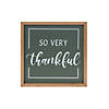 Gather And Thankful Sign (Set Of 2) 12"Sq, 12"L X 18"H Wood/Mdf Image 2