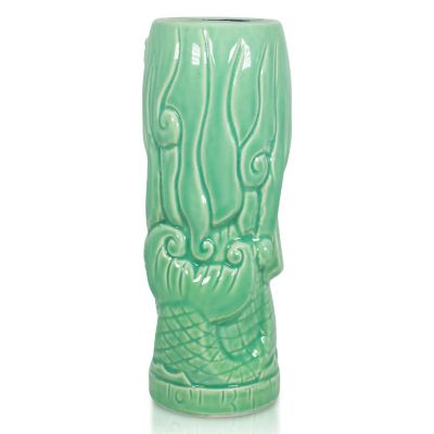 Geeki Tikis Green Mermaid Fantasy Mug  Ceramic Tiki Style Cup  Holds 15 Ounces Image 1