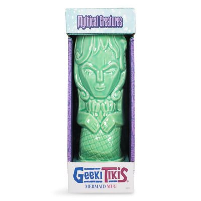 Geeki Tikis Green Mermaid Fantasy Mug  Ceramic Tiki Style Cup  Holds 15 Ounces Image 2