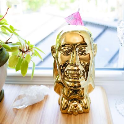 Geeki Tikis Indiana Jones Golden Idol Ceramic Mug  Holds 24 Ounces Image 1