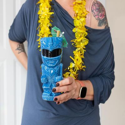 Geeki Tikis Power Rangers Blue Ranger Ceramic Mug  Holds 16 Ounces Image 2