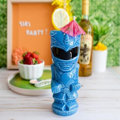 Geeki Tikis Power Rangers Blue Ranger Ceramic Mug  Holds 16 Ounces Image 3