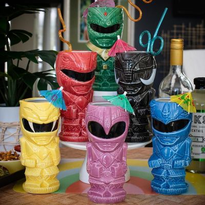 Geeki Tikis Power Rangers Ceramic Mug Set of 5 Image 2