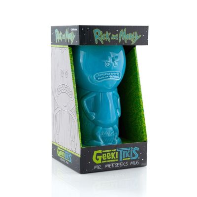 Geeki Tikis Rick & Morty Mr. Meeseeks  Ceramic Tiki Style Mug  Holds 18 Ounces Image 3