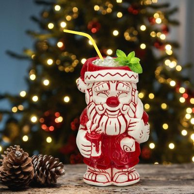 Geeki Tikis Santa Clause 30 Ounce Ceramic Mug Image 3