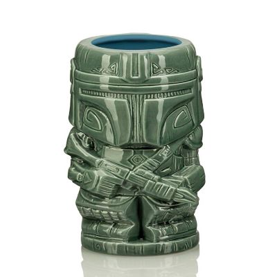 Geeki Tikis Star Wars The Mandalorian Mando Mug  Ceramic Tiki Cup  20 Ounces Image 1