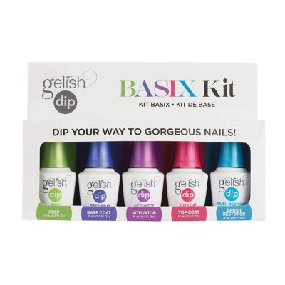 Gelish Dip Basix Kit, 6 Pack Dip Powder Nail Set Image 1