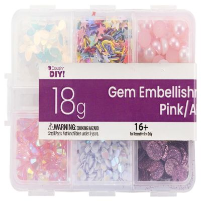 GEMBELLISHMENT PACK - PINK/AB-GEMBELLISHMENT PACK - PINK/AB Image 1