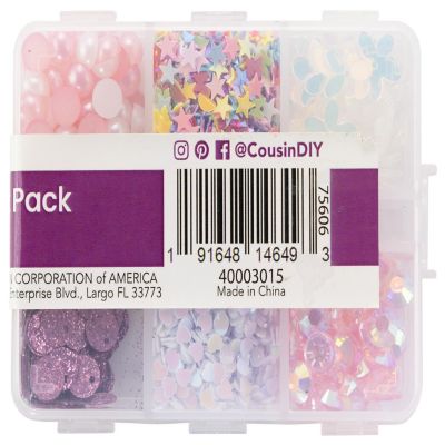 GEMBELLISHMENT PACK - PINK/AB-GEMBELLISHMENT PACK - PINK/AB Image 1