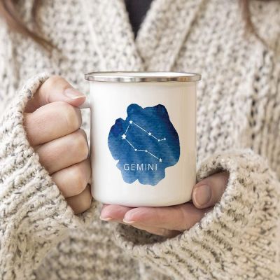 Gemini Zodiac 11oz Campfire Mug Image 2