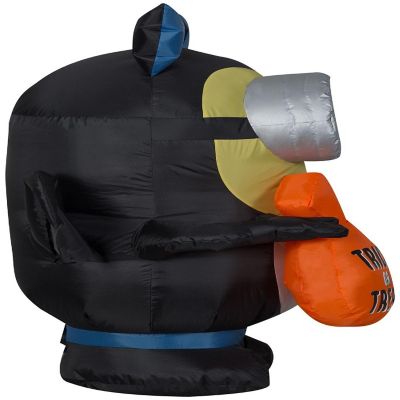 Gemmy Airblown Inflatable Dave in Bat Costume  3.5 ft Tall  black Image 2