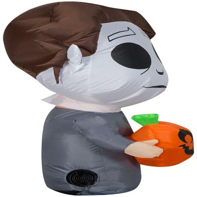 Gemmy Airblown Inflatable Michael Myers CarBuddy  3 ft Tall  White Image 2