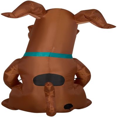 Gemmy Airblown Inflatable SCOOB with Pumpkin  5 ft Tall  brown Image 2