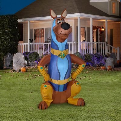 Gemmy Airblown Super Scoob from SCOOB Movie  5 ft Tall  Brown Image 1