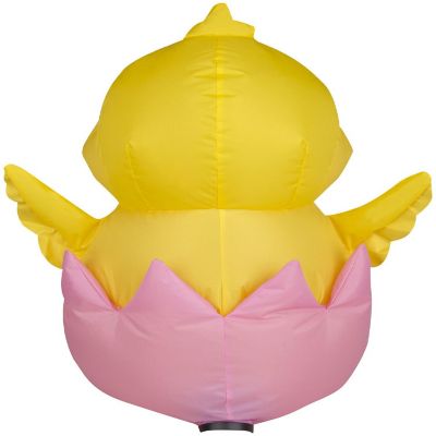 Gemmy Airdorable Airblown Easter Hatching Chick  1.5 ft Tall  Yellow Image 2