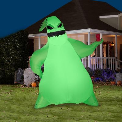 Gemmy Giant Airblown Inflatable Oogie Boogie  10.5 ft Tall  green Image 1