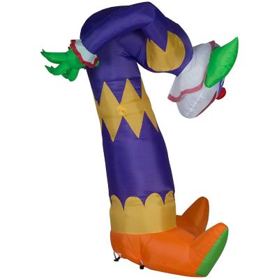 Gemmy Projection Airblown Kaleidoscope Clown Giant (RGB)  7.5 ft Tall  Multicolored Image 2