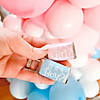 Gender Reveal Mini Candy Bar Sticker Labels - 30 Pc. Image 1
