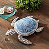 Geometric Etched Turtle 10.5"L X 3.5"H Resin Image 2