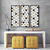 Geometric Triangle Peel &amp; Stick Wallpaper Image 1