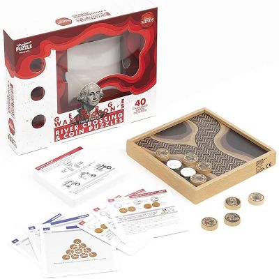 George Washington&amp;#8217;s Coin Challenges 3D Brain Teaser Puzzle Image 1