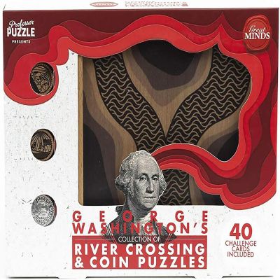 George Washington&amp;#8217;s Coin Challenges 3D Brain Teaser Puzzle Image 1