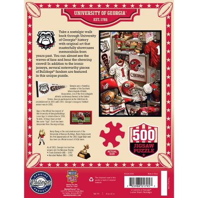 Georgia Bulldogs - Locker Room 500 Piece Jigsaw Puzzle Image 3