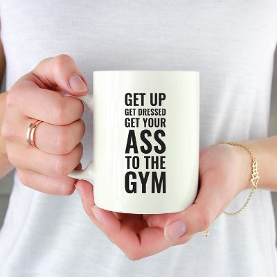 Get Up Get Dressed Ceramic Mug Image 1