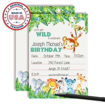 Get Wild Invitations 40pc. by AmandaCreation Image 3