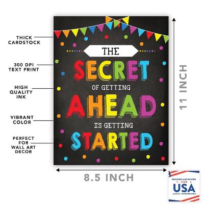 Getting Ahead Starts Starting 8.5x11in Image 1