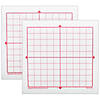 Geyer Instructional Graphing 3M Post-it Notes, XY Axis, 10 x 10 Square Grid, 4 Pads Per Pack, 2 Packs Image 1