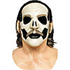 Ghost Papa IV Overhead Latex Mask with Hair - One Size Image 1