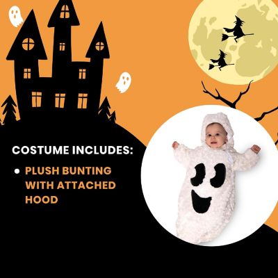Ghost Plush Baby Costume Bunting Image 2