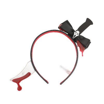 Ghostface Knife Through the Head Cosplay Headband Image 1