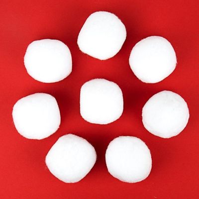 Gift Republic White Festive Snowballs 8 Piece Set Image 1