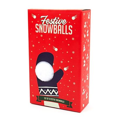 Gift Republic White Festive Snowballs 8 Piece Set Image 2