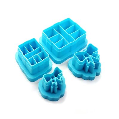 Gift with Bow Clay Cutter Set, 2 Present Sizes, 4 pc Image 1