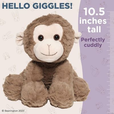Giggles Monkey 11 Inch Stuffed Monkey - Stuffed Animal - Plush Monkey Image 1