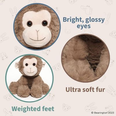 Giggles Monkey 11 Inch Stuffed Monkey - Stuffed Animal - Plush Monkey Image 2